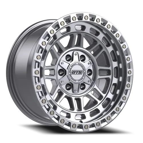 DROPSTARS TRAIL SERIES 603MS 18X9 SILVER WITH MACHINED FACE